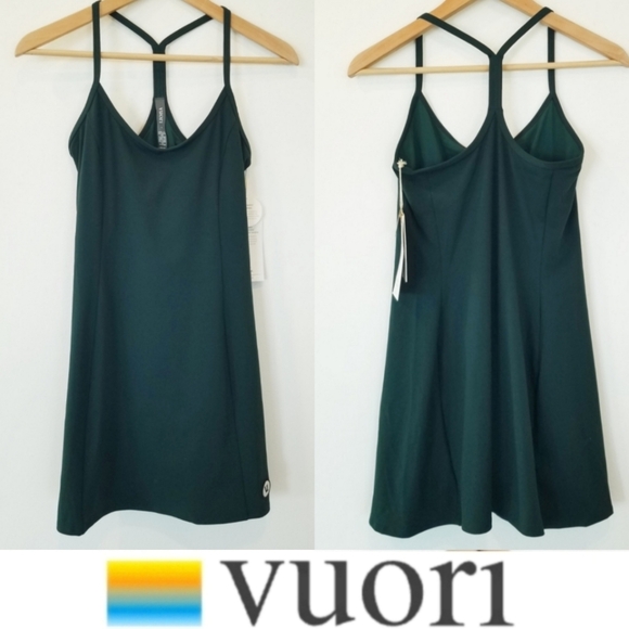 Vuori Women's One Shot Tennis Dress Breathable Active built in Shorts Ru… - Picture 3 of 14